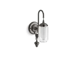 One-light adjustable sconce
