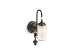 One-light adjustable sconce