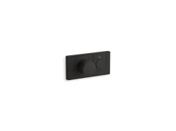 One-outlet recessed mechanical thermostatic valve control
