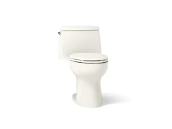 One-piece compact elongated toilet, 1.28 gpf