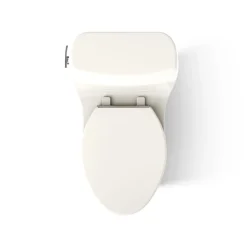 One-piece compact elongated toilet, 1.28 gpf