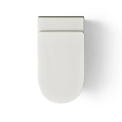 One-piece elongated smart toilet, dual-flush