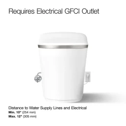 One-piece elongated smart toilet, dual-flush