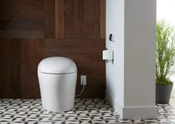 One-piece elongated smart toilet, 1.08 gpf