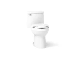 One-piece elongated toilet, 1.28 gpf