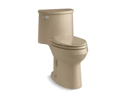 One-piece elongated toilet, 1.28 gpf
