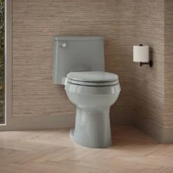 One-piece elongated toilet, 1.28 gpf