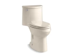 One-piece elongated toilet, 1.28 gpf