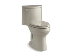 One-piece elongated toilet, 1.28 gpf