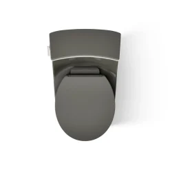 One-piece round-front toilet, 1.28 gpf