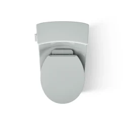 One-piece round-front toilet, 1.28 gpf