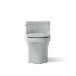 One-piece round-front toilet, 1.28 gpf