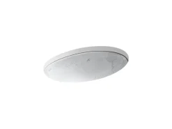 24" oval undermount bathroom sink