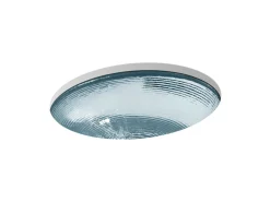 19" oval undermount bathroom sink, no overflow