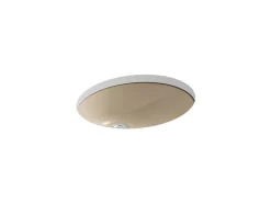 19-1/4" oval undermount bathroom sink