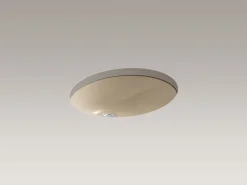 19-1/4" oval undermount bathroom sink