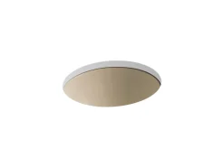 19-1/4" oval undermount bathroom sink, no overflow