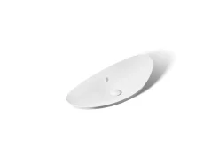 38-1/2" oval vessel bathroom sink