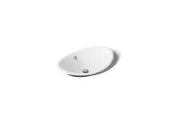 20-3/4" oval vessel bathroom sink