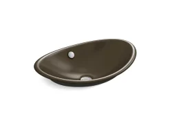 20-3/4" oval vessel bathroom sink