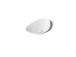 21" oval vessel bathroom sink, no overflow