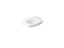 22" oval wall-mount bathroom sink