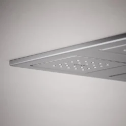 Overhead shower panel with four 22-nozzle sprayheads
