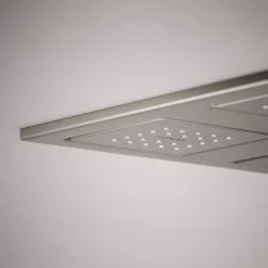 Overhead shower panel with four 22-nozzle sprayheads