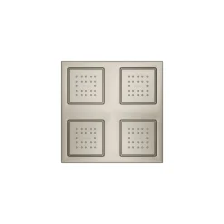 Overhead shower panel with four 22-nozzle sprayheads