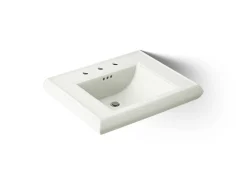 Pedestal/console table bathroom sink basin with 8