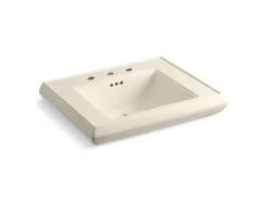 Pedestal/console table bathroom sink basin with 8