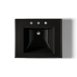 Pedestal/console table bathroom sink basin with 8