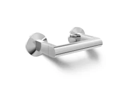 Pivoting toilet paper holder