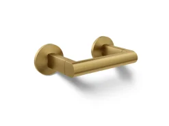 Pivoting toilet paper holder