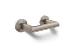 Pivoting toilet paper holder