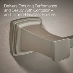 Pivoting toilet paper holder