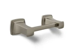 Pivoting toilet paper holder