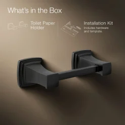 Pivoting toilet paper holder