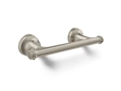 Pivoting toilet paper holder