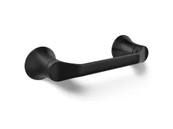 Pivoting toilet paper holder