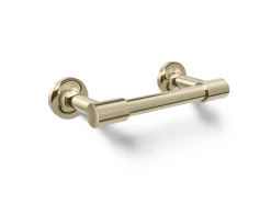 Pivoting toilet paper holder