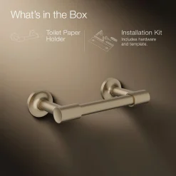 Pivoting toilet paper holder