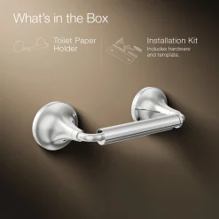 Pivoting toilet paper holder