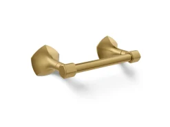 Pivoting toilet paper holder