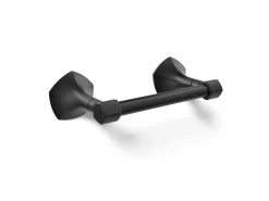 Pivoting toilet paper holder