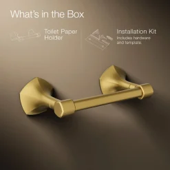 Pivoting toilet paper holder
