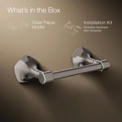 Pivoting toilet paper holder