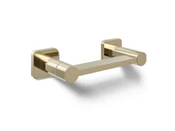 Pivoting toilet paper holder