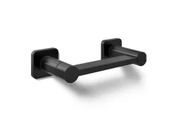 Pivoting toilet paper holder
