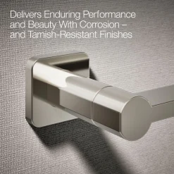 Pivoting toilet paper holder